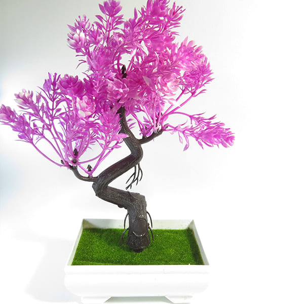 bonsai artificial rosa