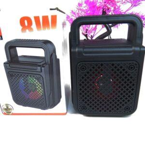 Caixa de Som Bluetooth Pequena AL-5918 – Potente, Portátil, RGB, 8W e Bluetooth 5.3 | Altomex